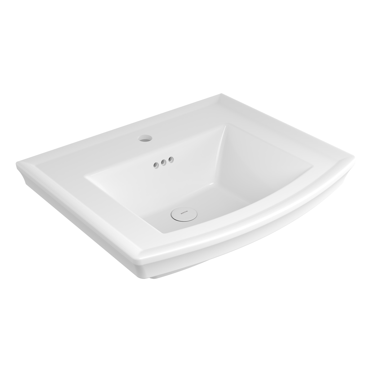 Раковина Lavita 60x50 см с отверстием под смеситель и переливом (совместима с подставкой 1128)